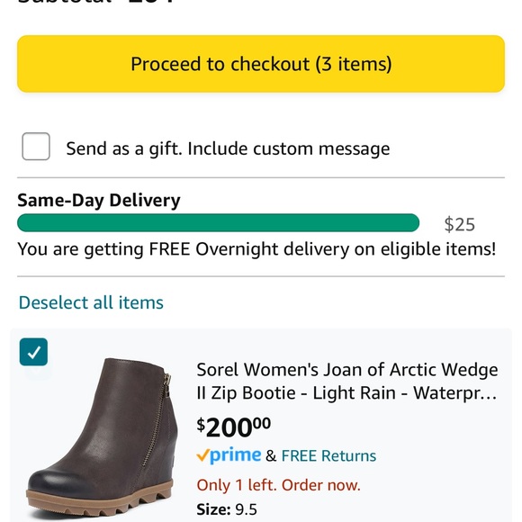 SOREL Jones of Arctic wedge bootie blackened brown size 9 - Picture 8 of 8